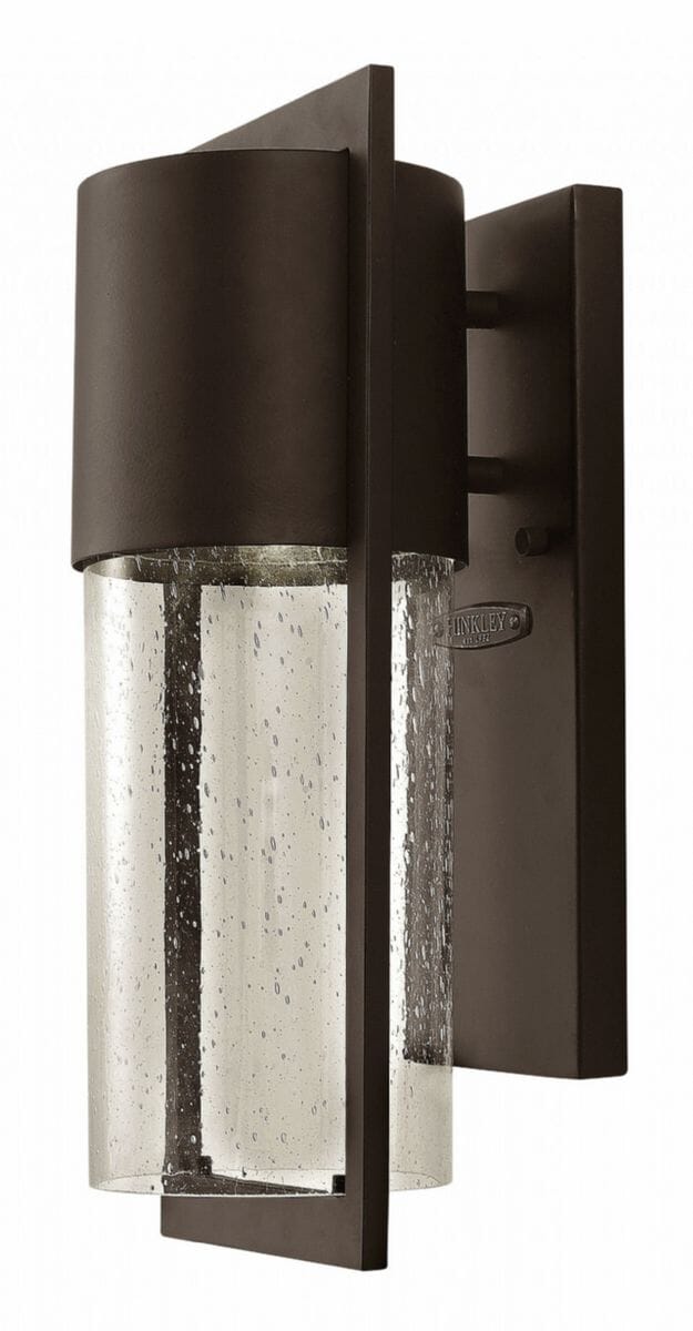 Hinkley Shelter LED Outdoor Medium Wall Sconce in Buckeye Bronze