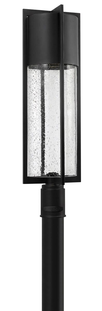 Hinkley Shelter LED Outdoor Post Light in Black