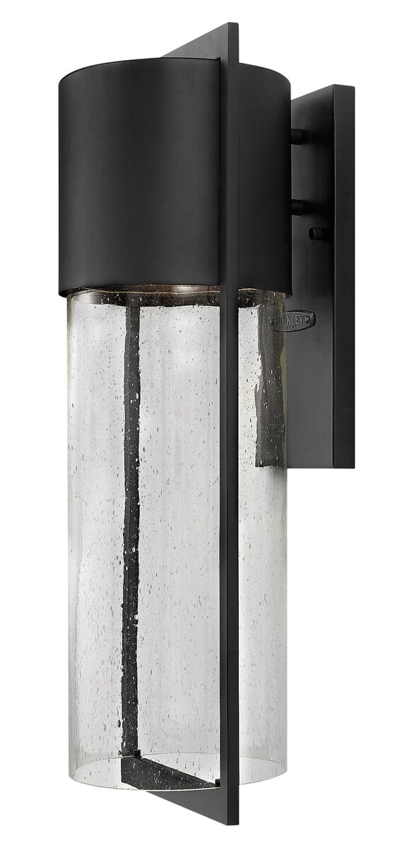 Hinkley Shelter LED Outdoor Large Wall Sconce in Black