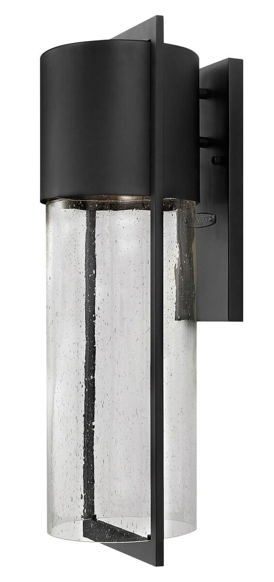 Hinkley Shelter Outdoor Large Wall Sconce in Black