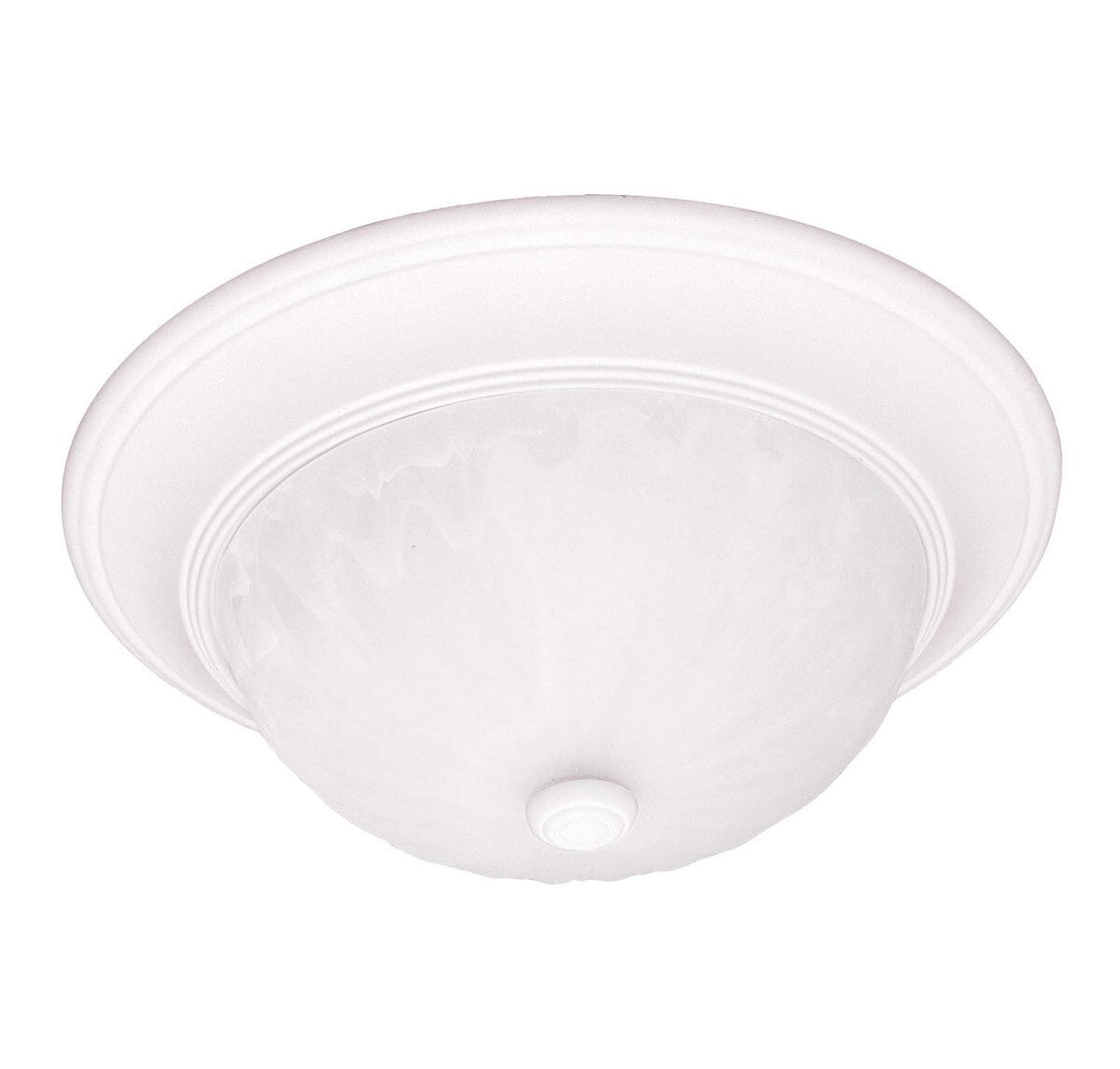 Savoy House 2-Light Flush Mount in White