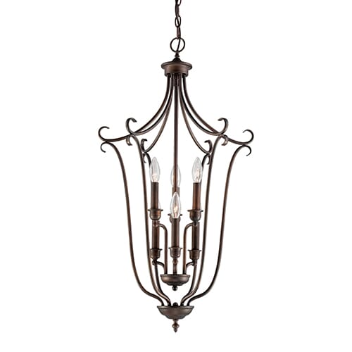 Millennium Lighting Fulton 6-Light Foyer/Hall Lantern in Rubbed Bronze