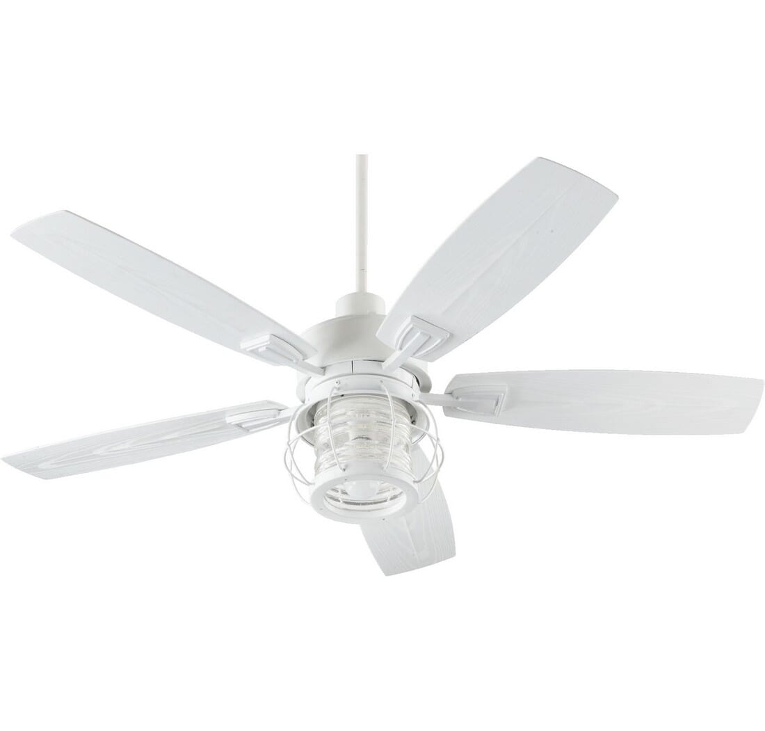 Quorum Galveston 52" Indoor/Outdoor Ceiling Fan in Studio White