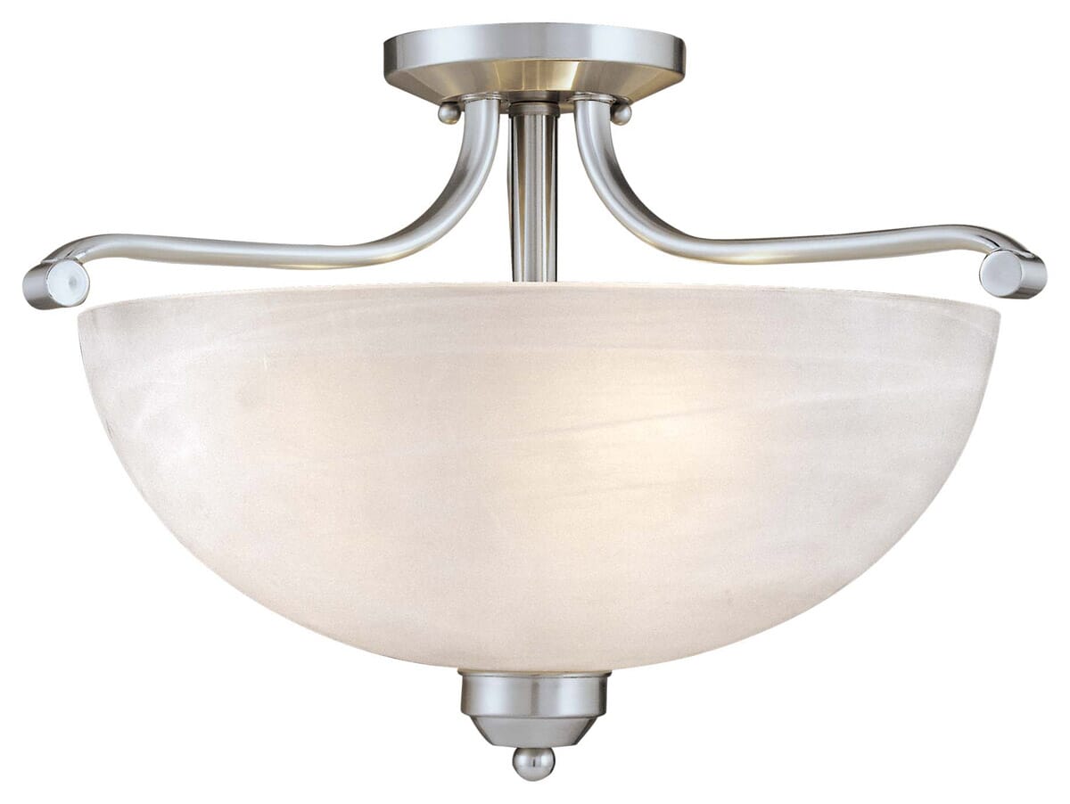 Minka Lavery Paradox 3-Light Ceiling Light in Brushed Nickel