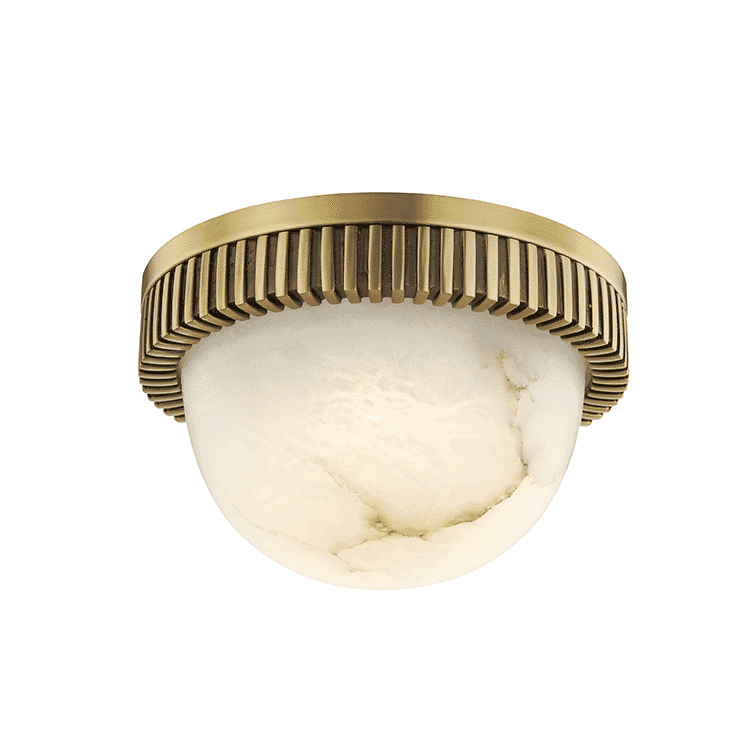 Hudson Valley Ainsley Ceiling Light in Aged Brass