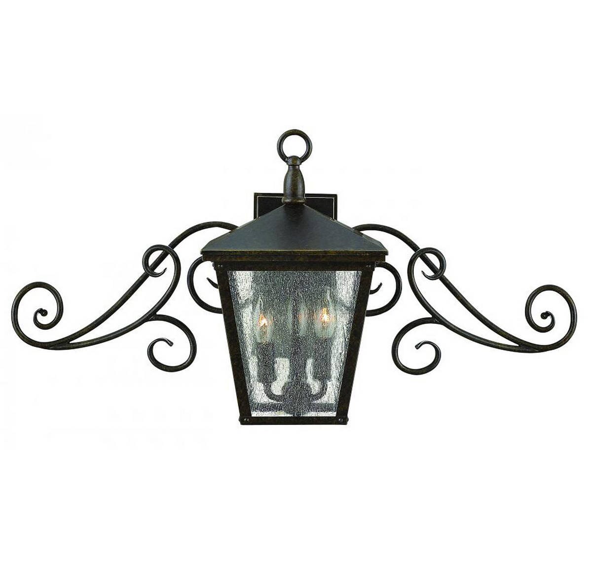 Hinkley Trellis 3-Light Outdoor Small Wall Mount in Regency Bronze