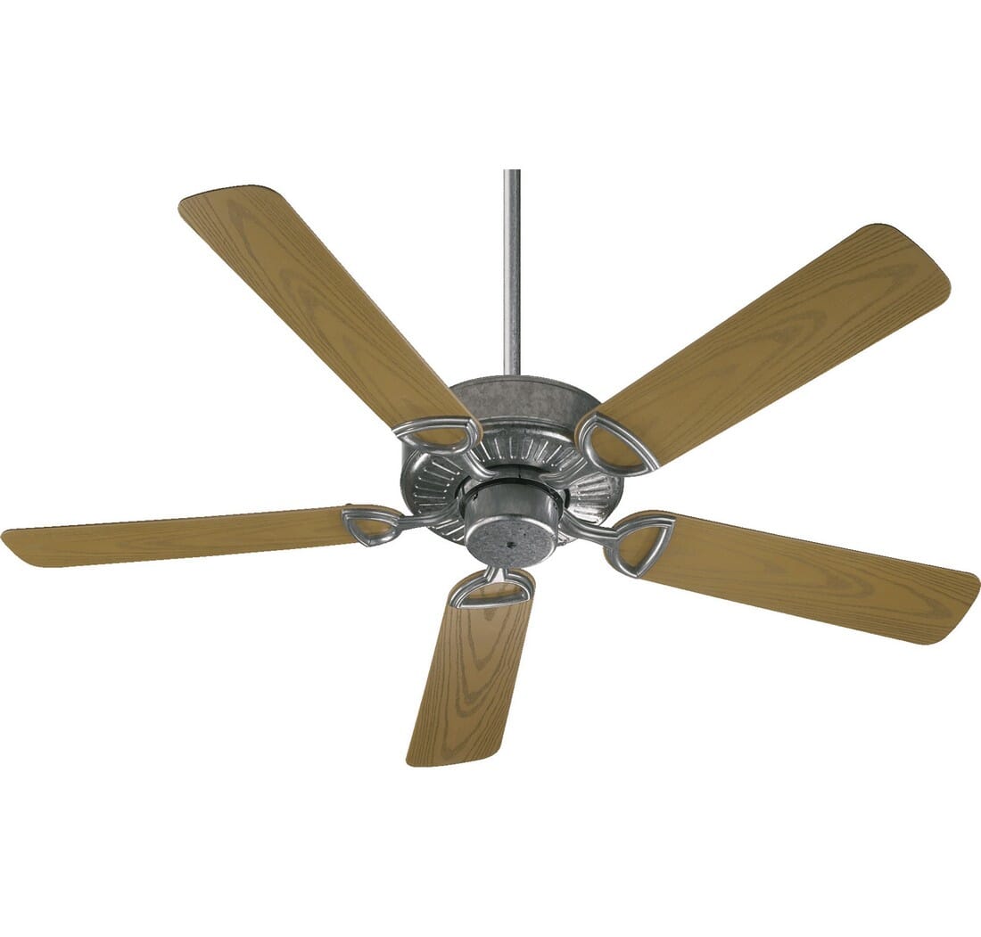 Quorum Estate Patio 52" Outdoor Ceiling Fan in Galvanized