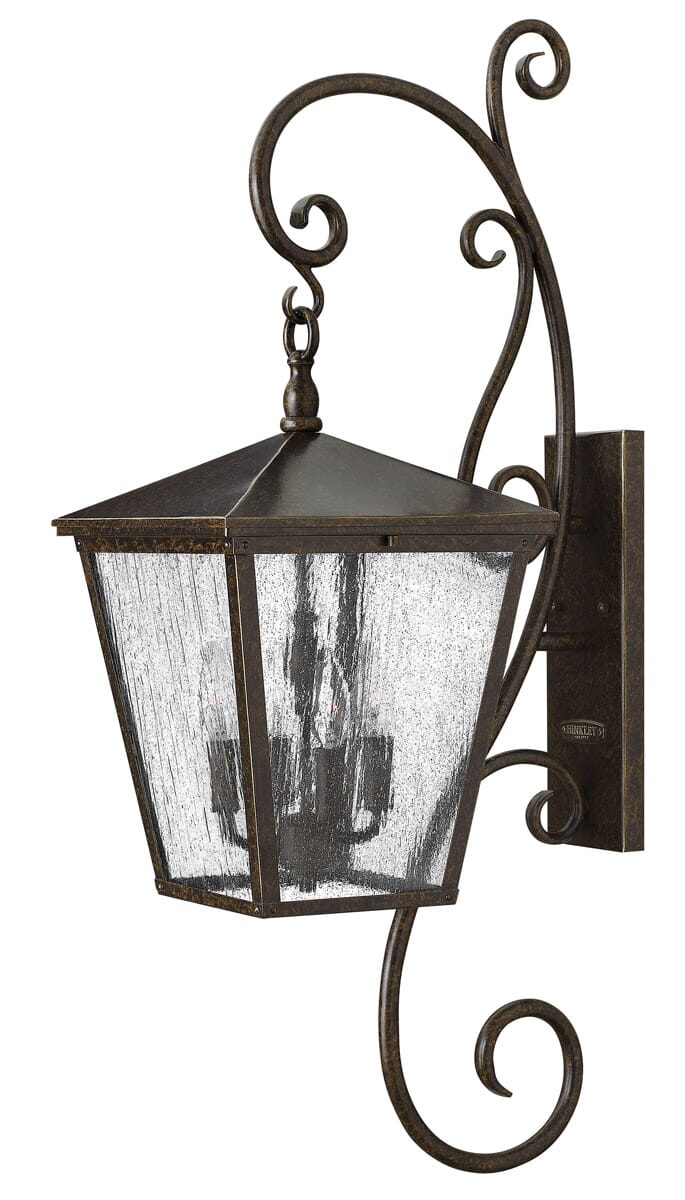 Hinkley Trellis 4-Light Outdoor Large Wall Mount in Regency Bronze