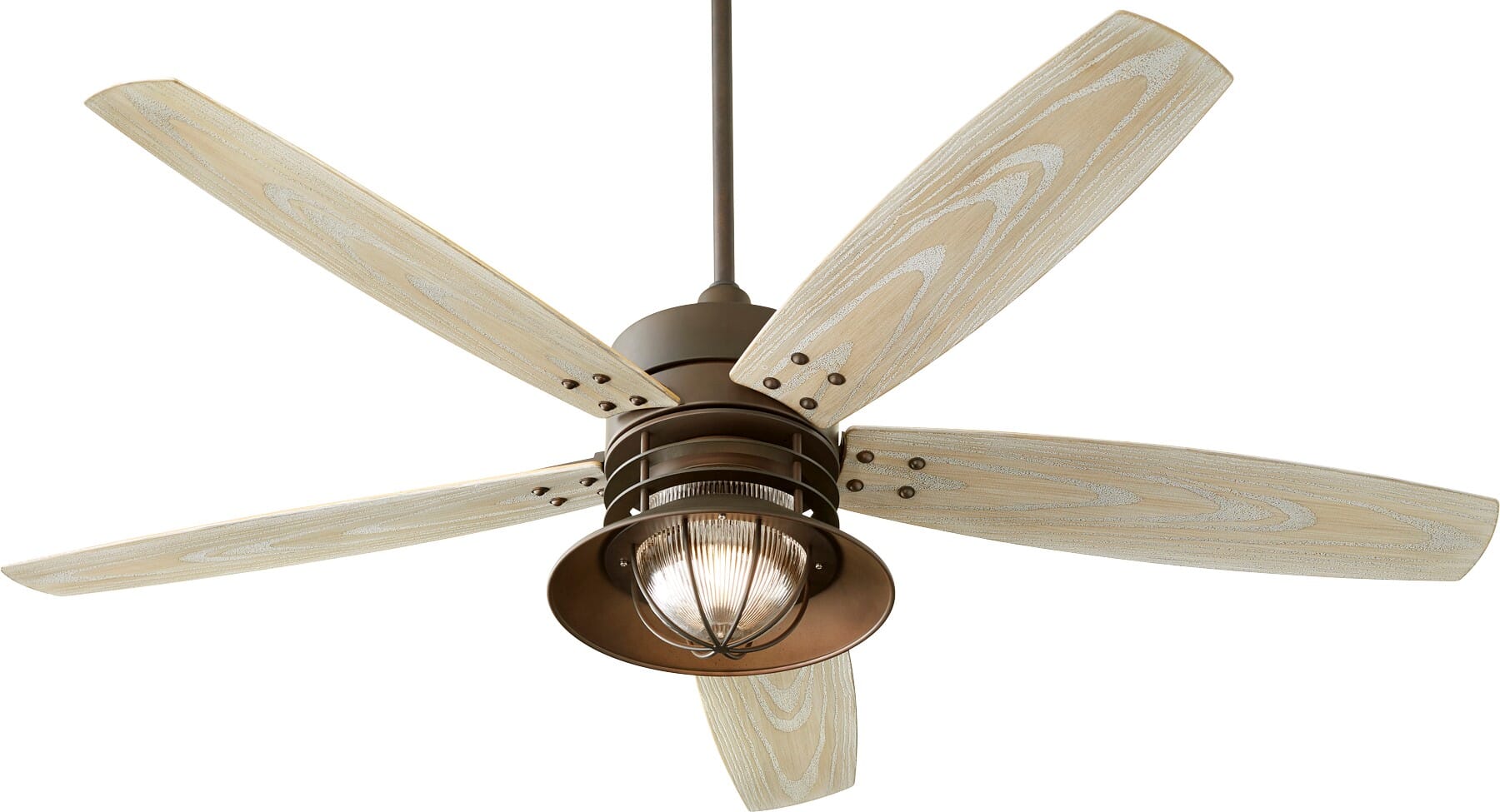 Quorum Portico 60" Outdoor Ceiling Fan in Oiled Bronze