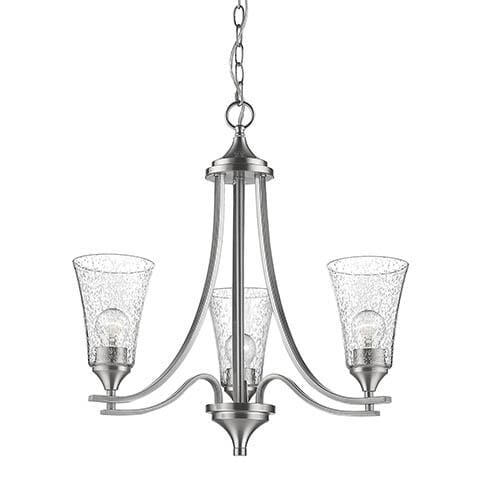 Millennium Lighting Chandelier Ceiling Light in Satin Nickel