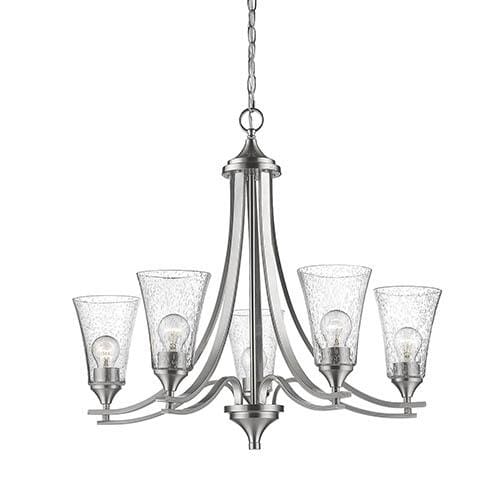 Millennium Lighting Chandelier Ceiling Light in Satin Nickel