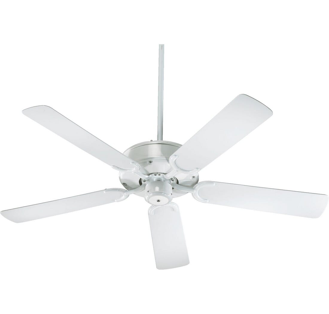 Quorum All-Weather Allure 52" Outdoor Ceiling Fan in White