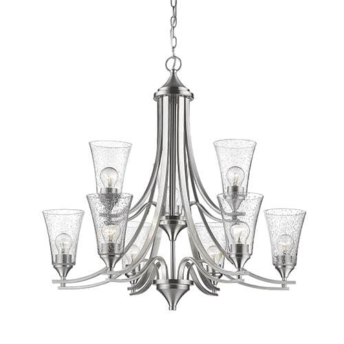 Millennium Lighting Chandelier Ceiling Light in Satin Nickel