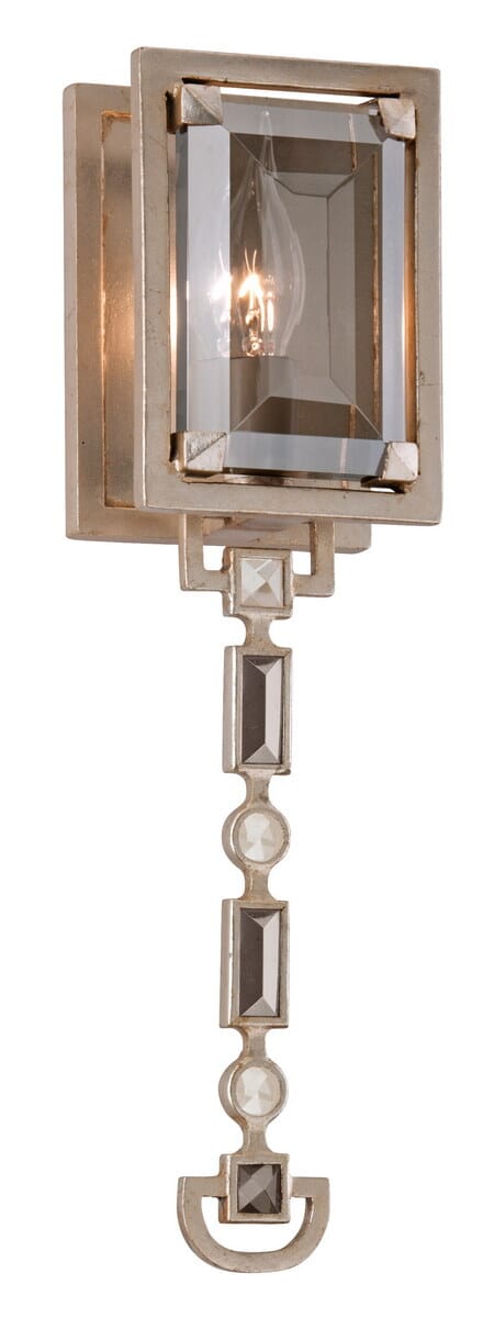 Corbett Paparazzi Wall Sconce in Silver Leaf