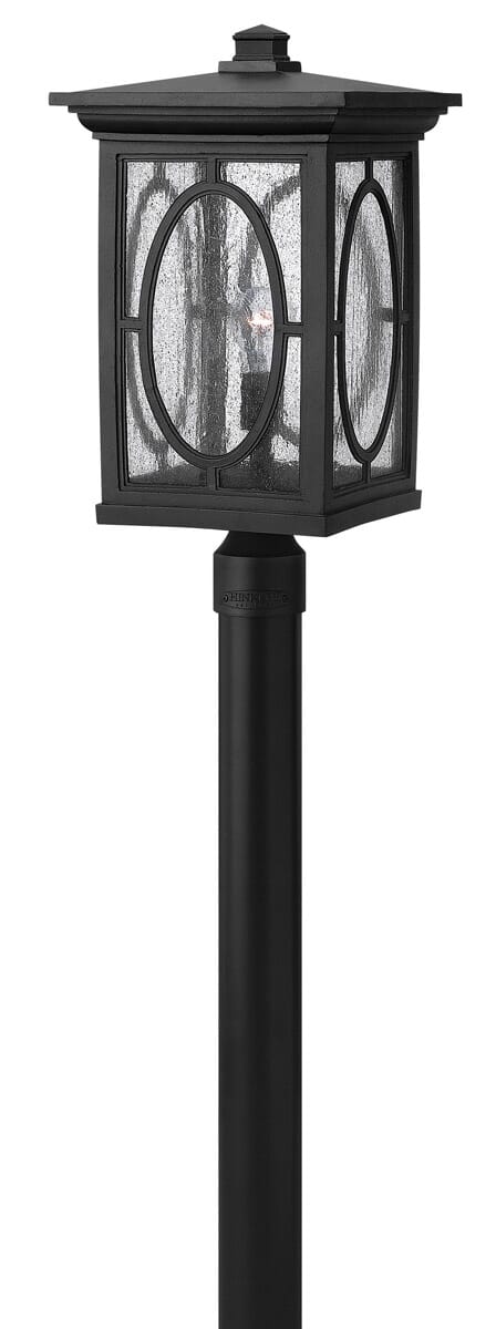 Hinkley Randolph 1-Light Outdoor Extra Large Post Top in Black