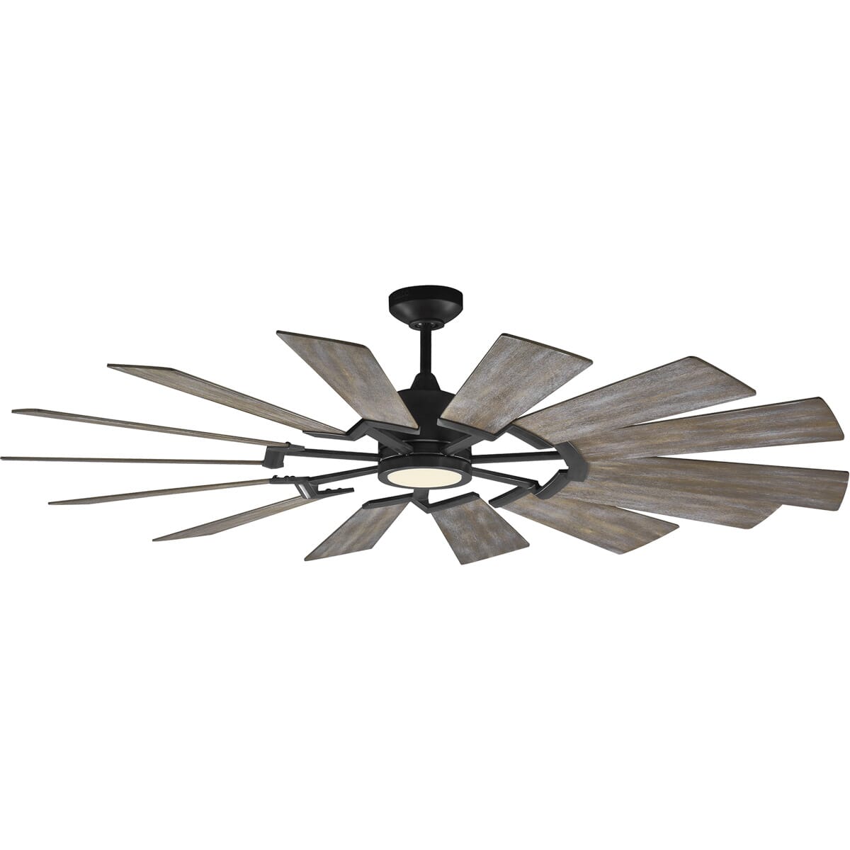 Monte Carlo Prairie 62" Prairie Fan in Aged Pewter