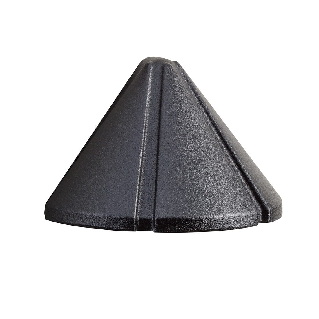 Kichler Six Groove 4" 12V Deck Fixture in Textured Black