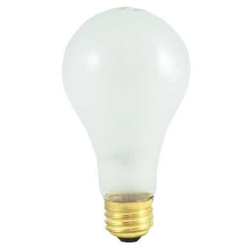 Bulbrite Incandescent A21 Medium 150W Dimmable Light Bulb in Frost - 12pack