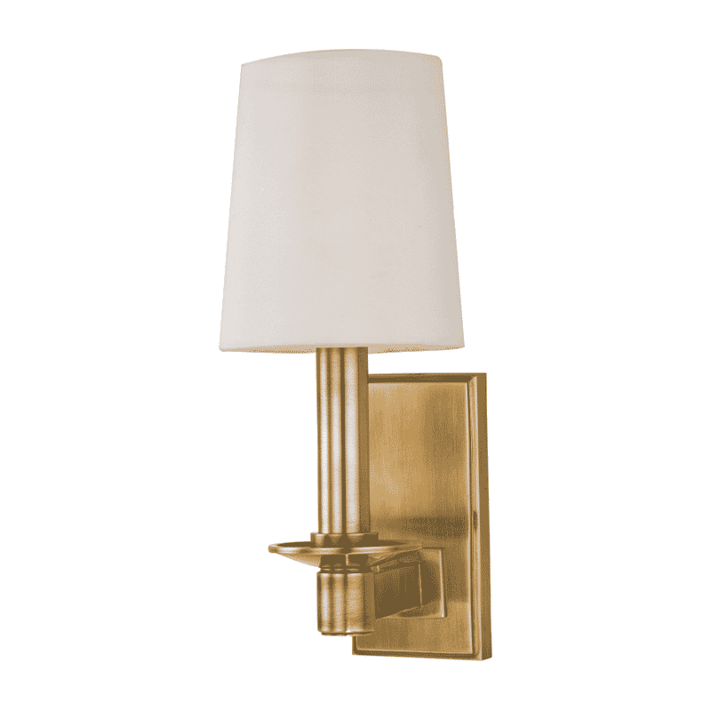 Hudson Valley Spencer 10" Wall Sconce in Aged Brass