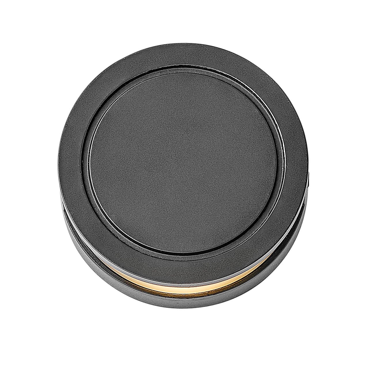 Hinkley Modern Deck Round LED 4" Step Light in Black