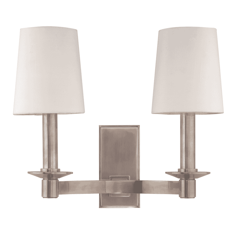 Hudson Valley Spencer 2-Light 10" Wall Sconce in Historical Nickel