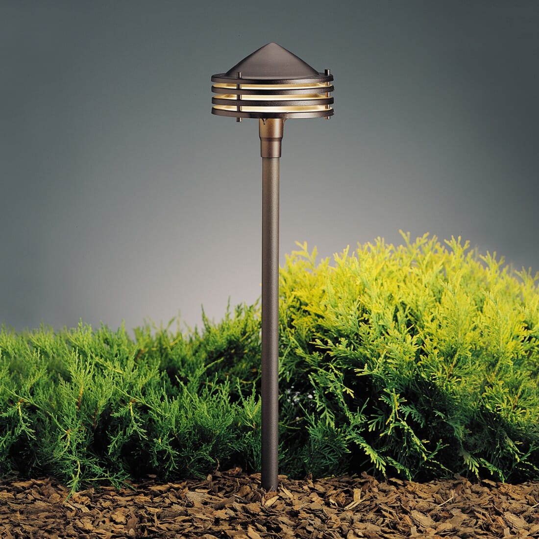 Kichler Landscape 23" 12V Path & Spread in Textured Architectural Bronze