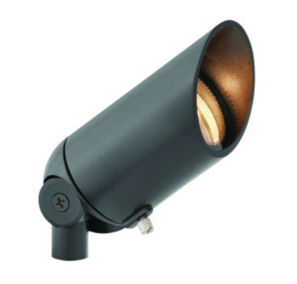 Hinkley 1-Light Outdoor Accent Spot in Satin Black