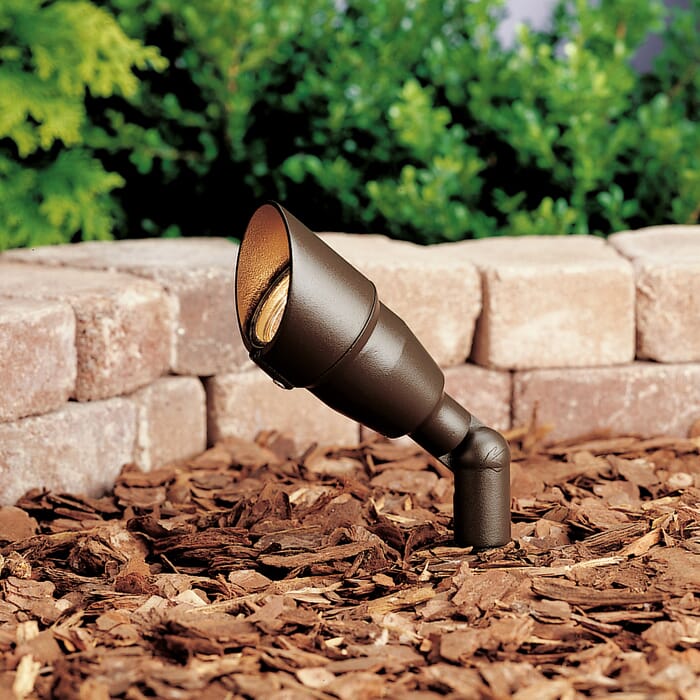 Kichler 12V Mini Accent w/36W MR-16 Flood Lamp in Bronze