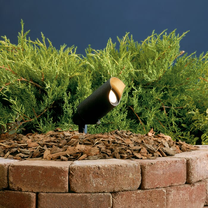 Kichler 12V Mini Landscape Accent in Textured Black 24-Pack