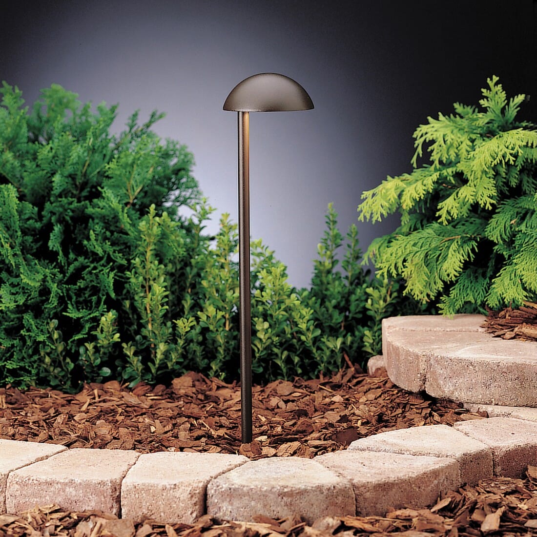 Kichler Eclipse 19.5" 12V Path & Spread in Textured Architectural Bronze