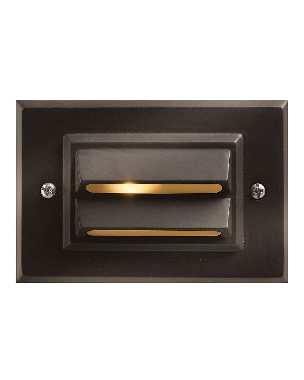 Hinkley Deck Horizontal 5" Brick & Step Light in Bronze