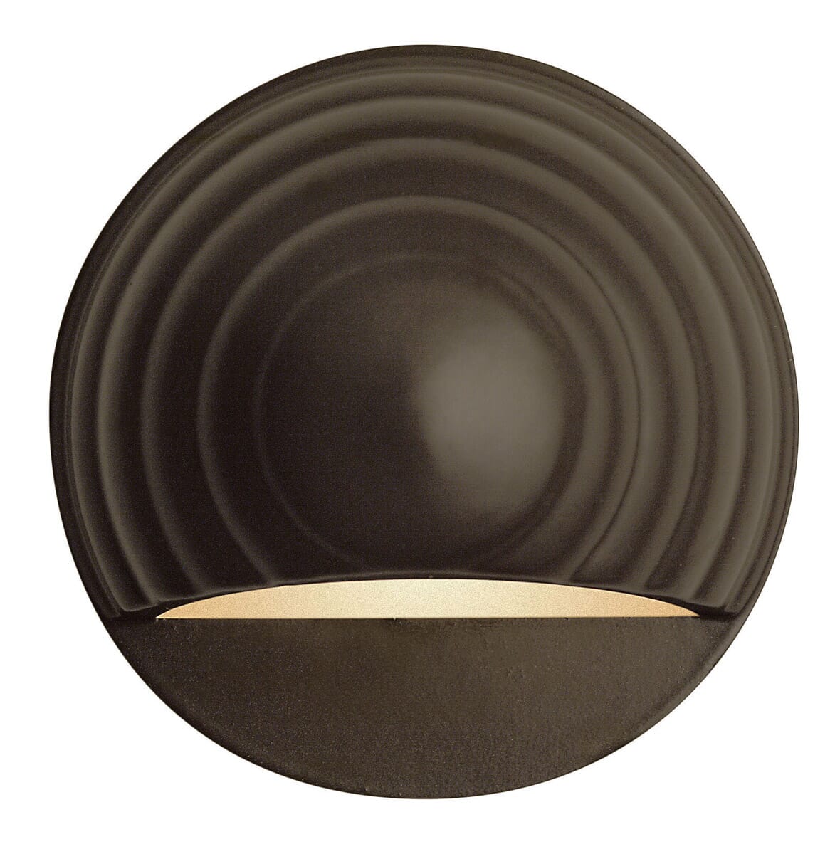 Hinkley 1-Light Outdoor Landscape Deck Round in Bronze