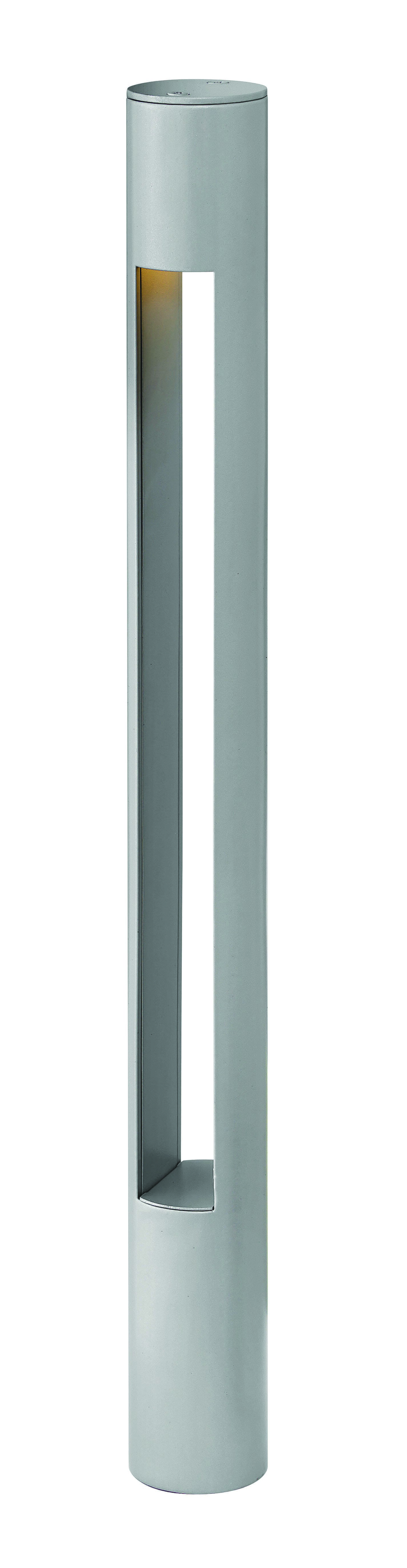 Hinkley Atlantis 1-Light Outdoor Landscape Bollard in Titanium