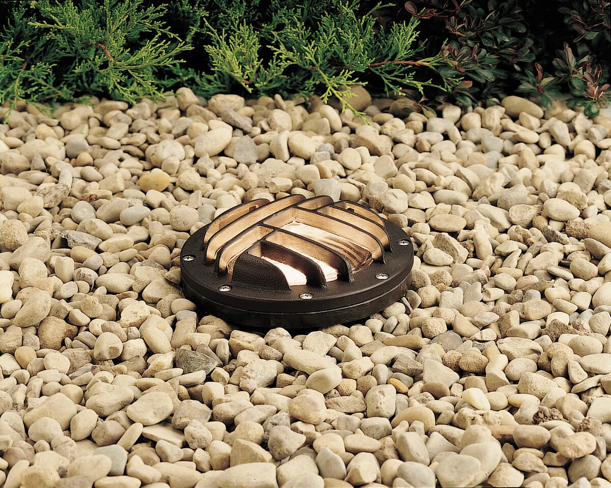 Kichler Landscape Accessory 7" Rock Guard in Bronze