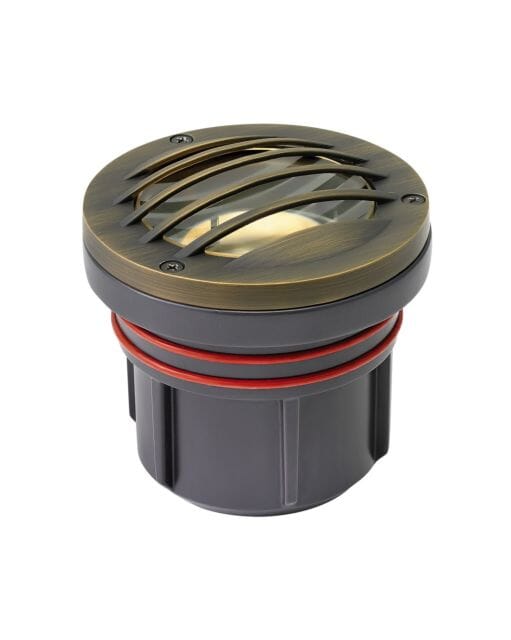 Hinkley 1-Light Outdoor Landscape Grill Top Well Light in Matte Bronze