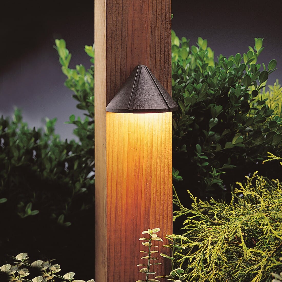 Kichler Landscape 3.75" 2700K LED Deck in Textured Architectural Bronze