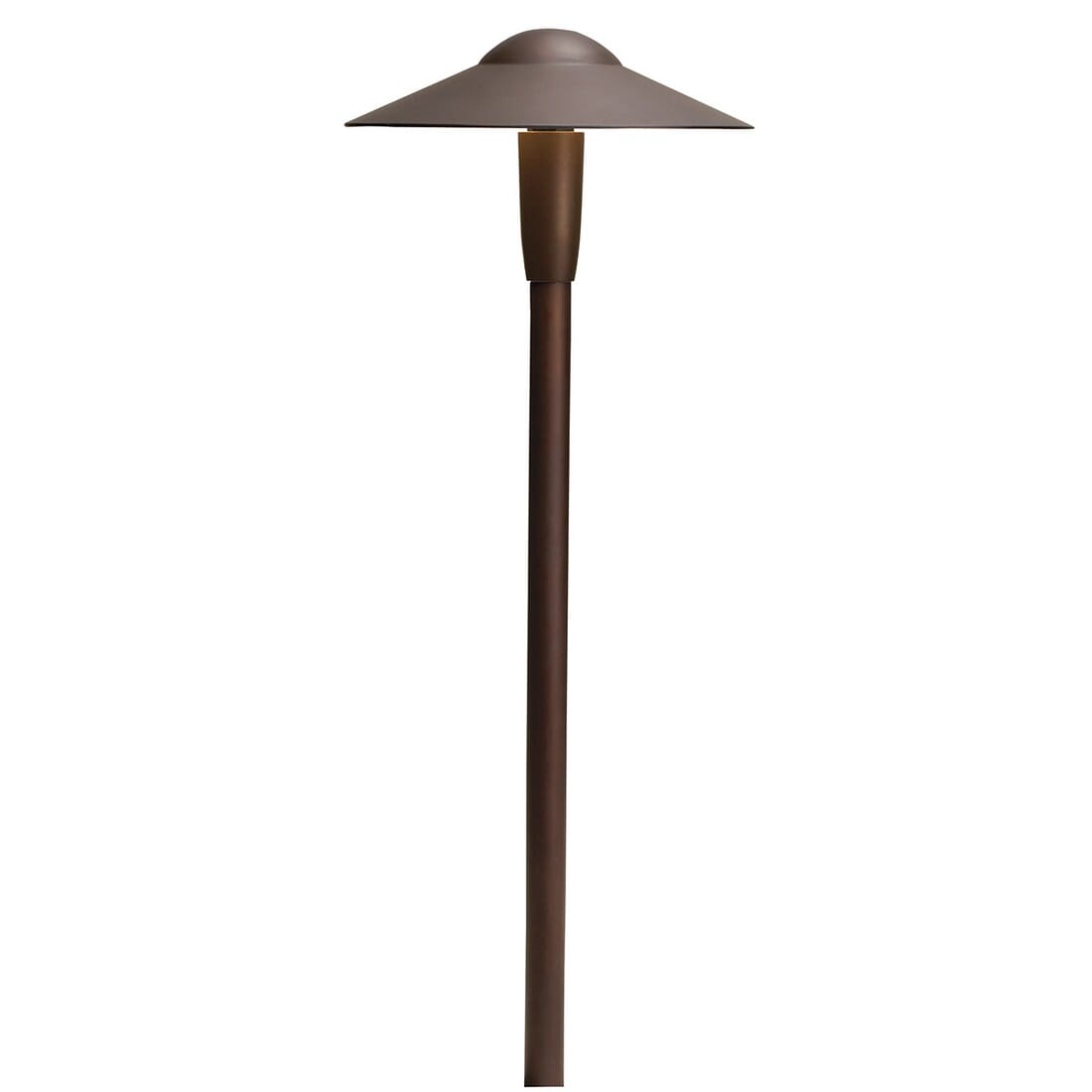 Kichler Landscape 8-Light LED Dome Path in Textured Architectural Bronze