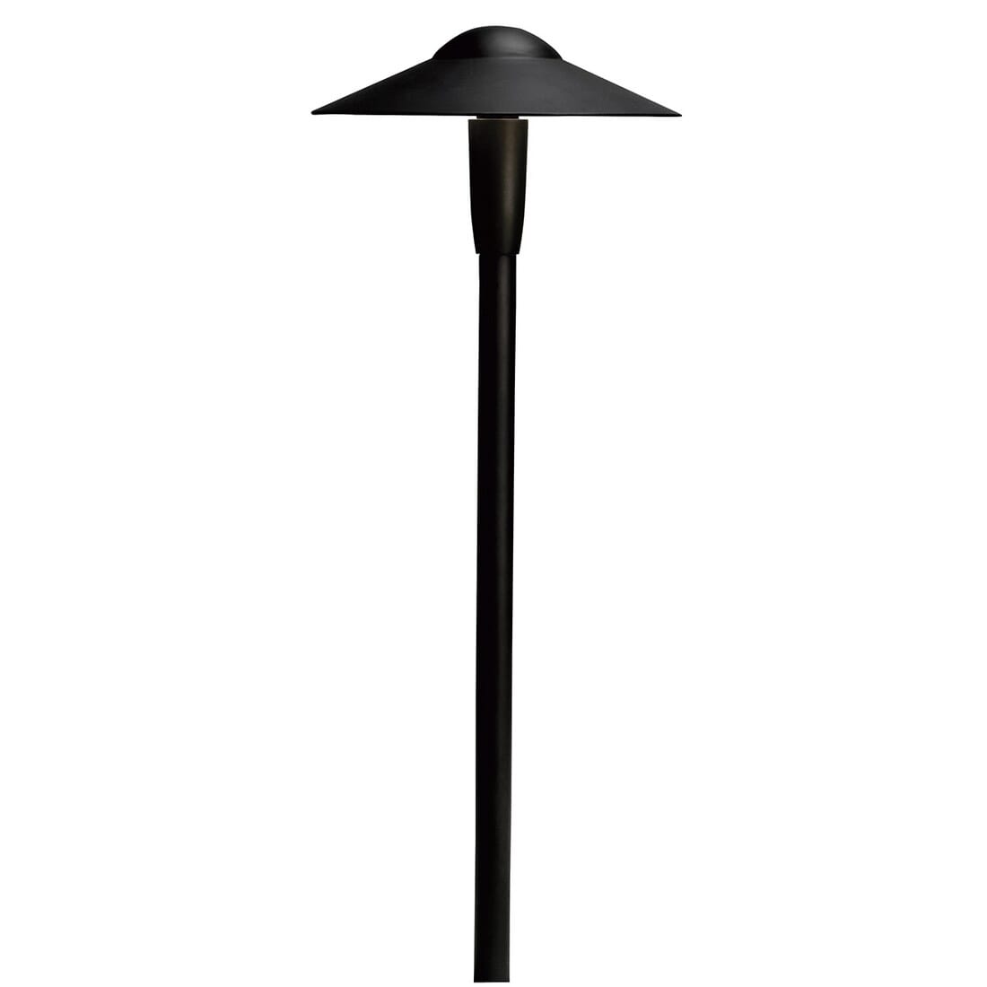 Kichler Landscape 22" 8-Light 2700K LED Dome Path in Textured Black