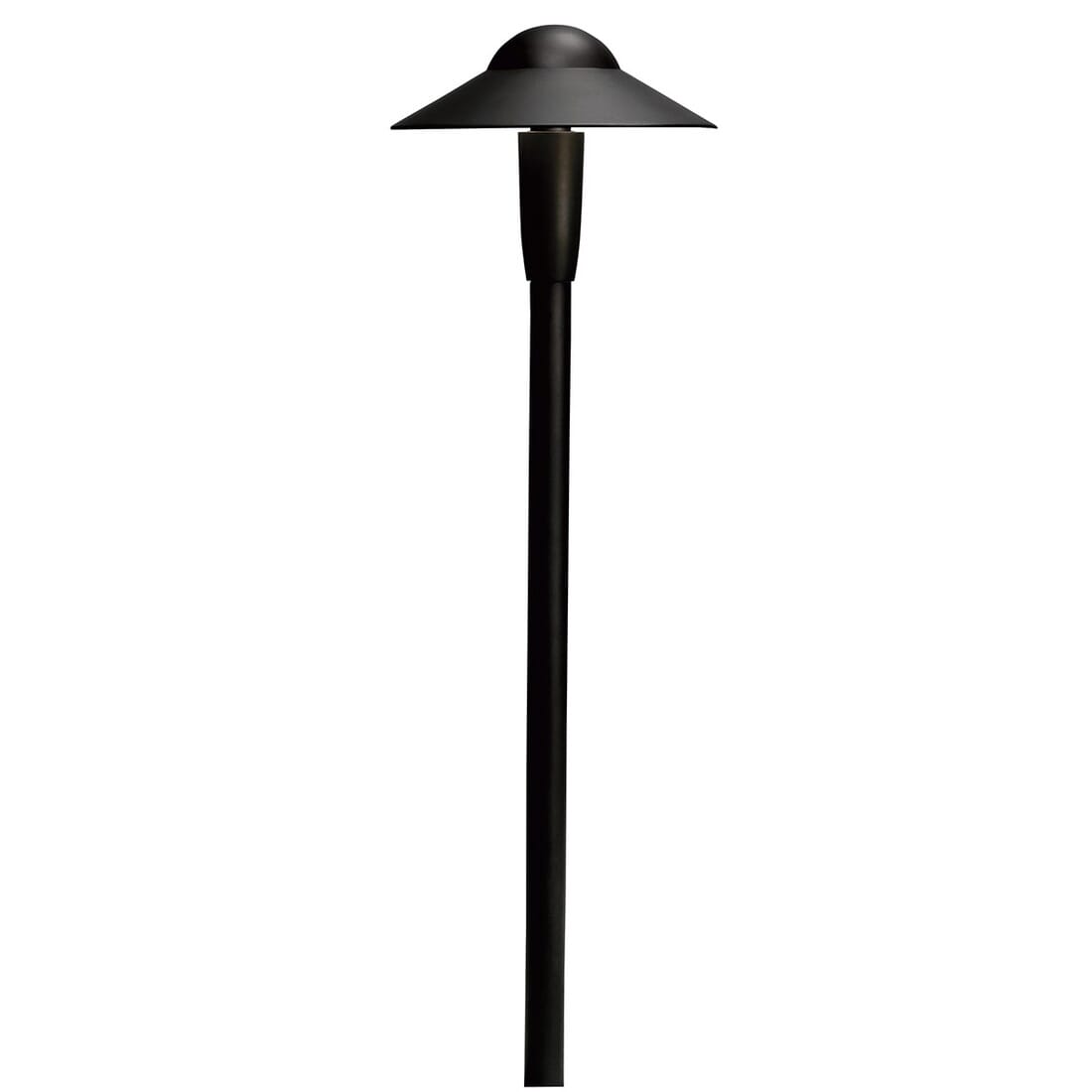 Kichler Landscape 2700K LED Dome Path in Textured Black