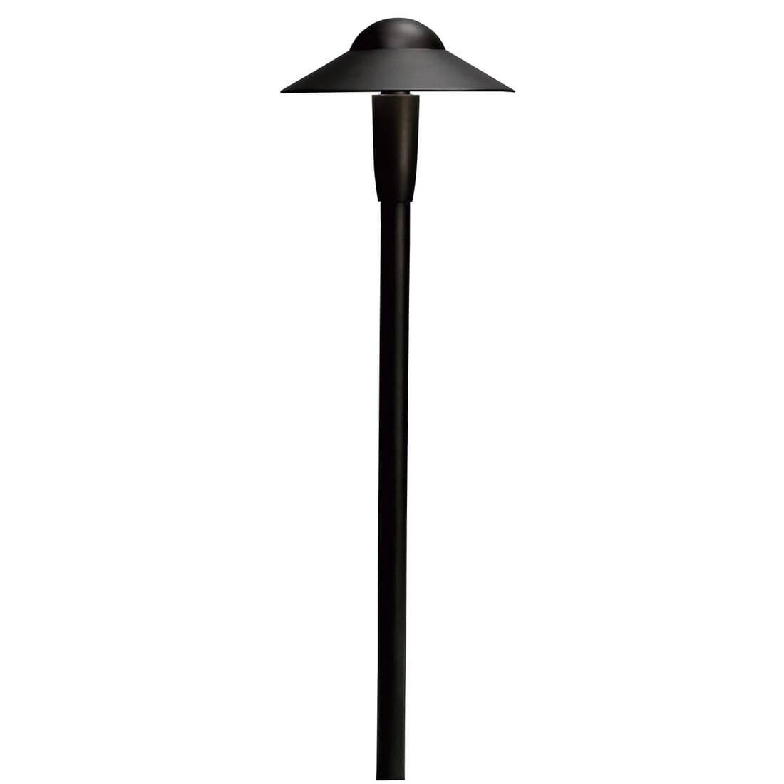 Kichler Landscape 3000K LED Dome Path in Textured Black