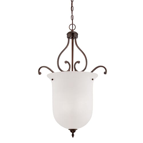 Millennium Lighting Courtney Lakes 3-Light Pendant in Rubbed Bronze