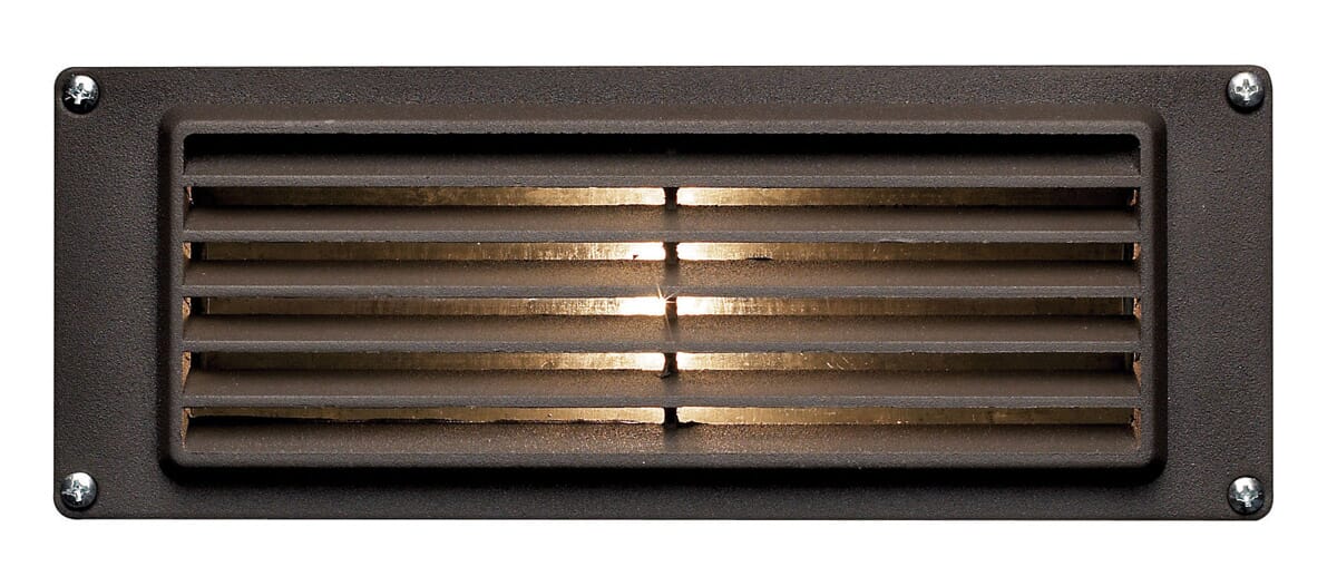 Hinkley 1-Light LED Outdoor Landscape Deck Louvered LED in Bronze