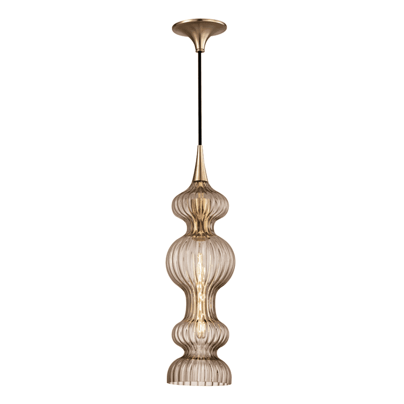 Hudson Valley Pomfret 21" Pendant Light in Aged Brass