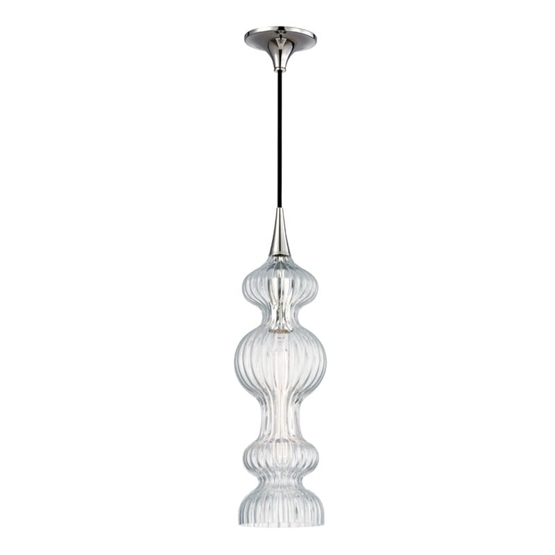 Hudson Valley Pomfret 21" Pendant Light in Polished Nickel