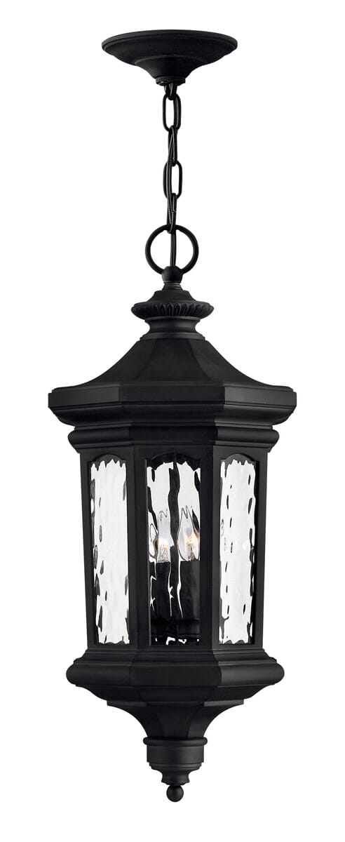 Hinkley Raley 4-Light Outdoor Hanging Light in Museum Black