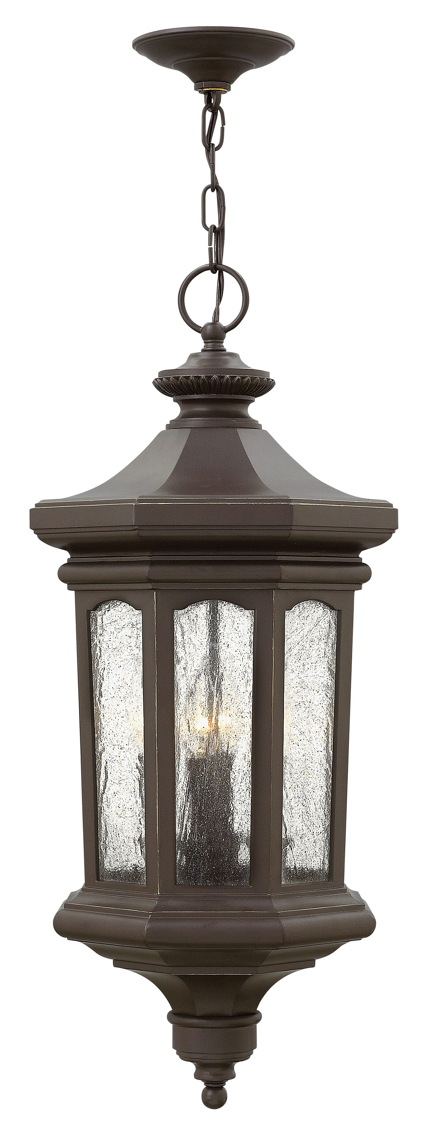 Hinkley Raley 4-Light Outdoor Hanging Light in Oil Rubbed Bronze