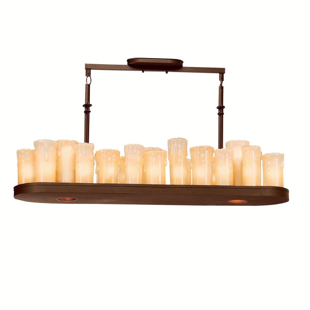 Hinkley Raley 4-Light Outdoor Hanging Light in Oil Rubbed Bronze