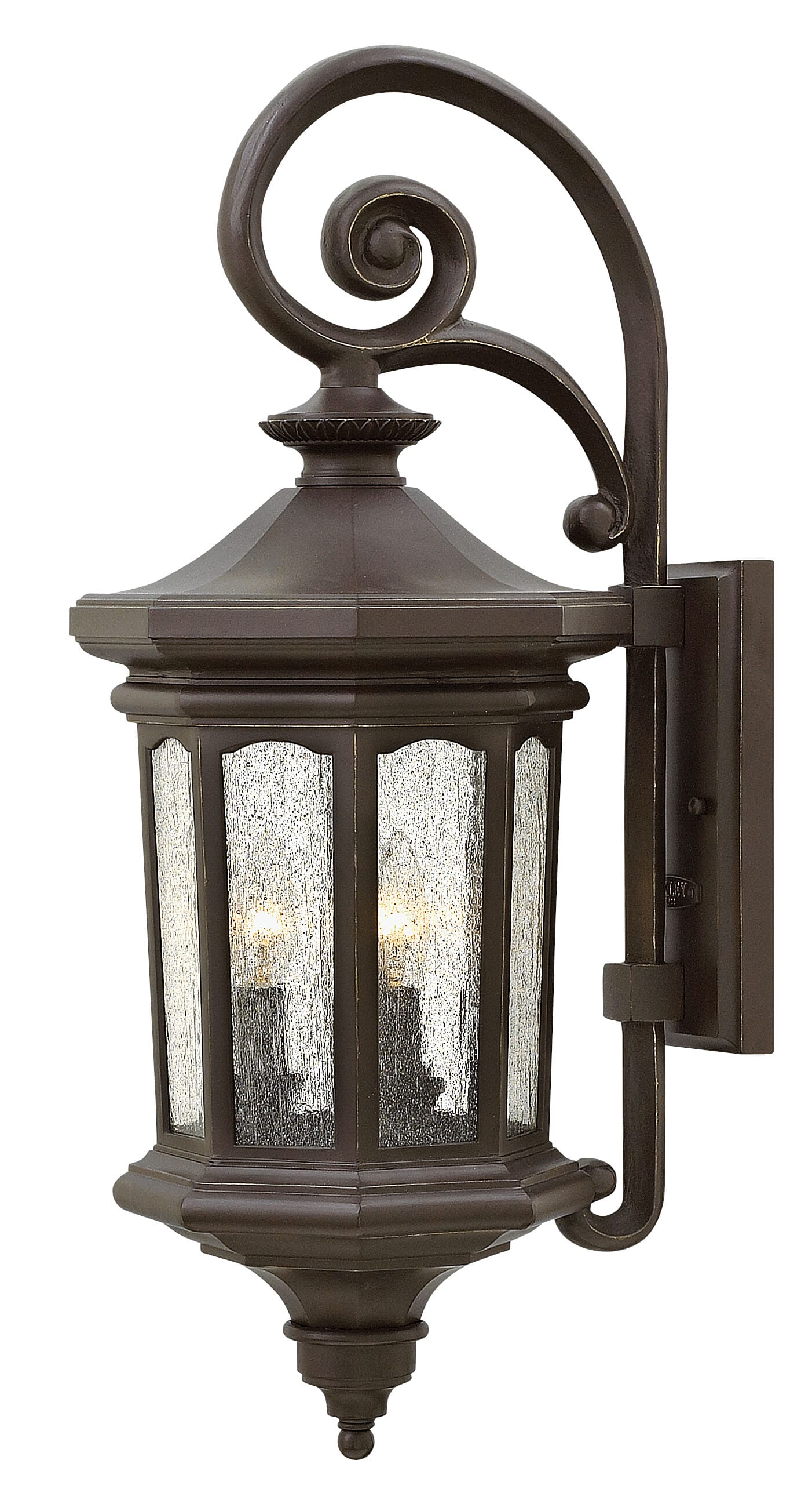 Hinkley Raley 3-Light Outdoor Medium Wall Mount in Oil Rubbed Bronze