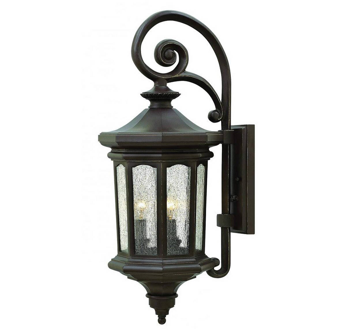 Hinkley Raley 3-Light Outdoor Medium Wall Mount in Oil Rubbed Bronze