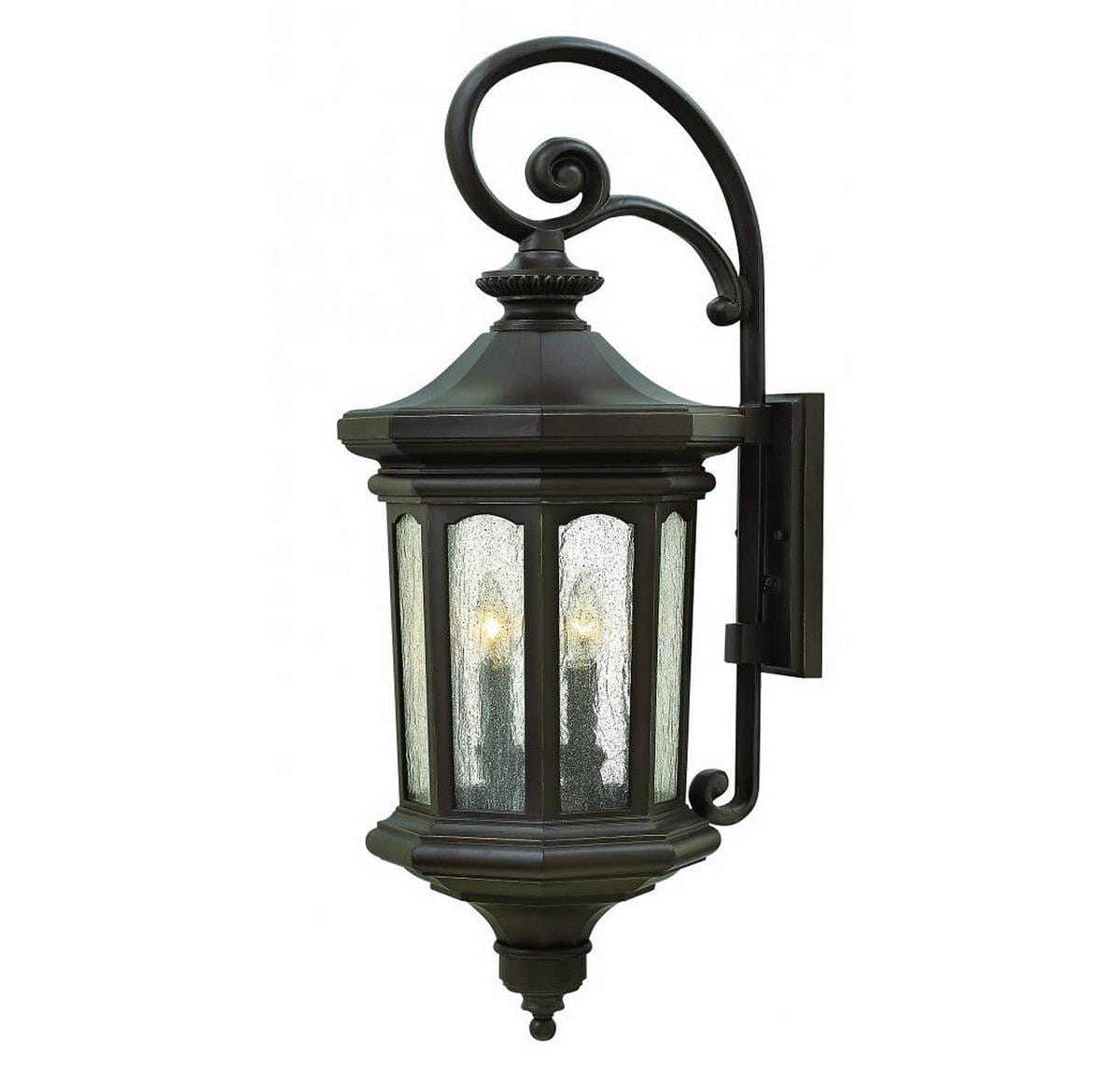 Hinkley Raley 4-Light Outdoor Large Wall Mount in Oil Rubbed Bronze